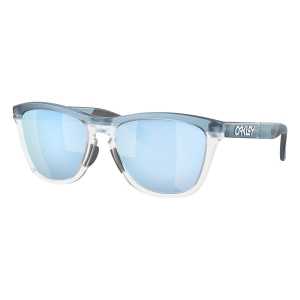 Men's Oakley Frogskins Polarized Sunglasses Matte Stonewash/Prizm Deep Water Polarized