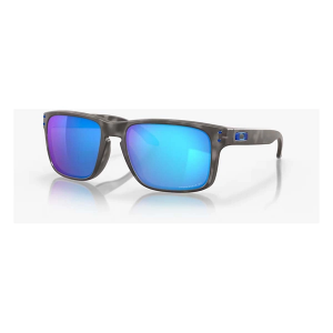 Men's Oakley Holbrook Prizm Polarized Sunglasses Matte Black Tortoise/Prizm Polarized Sapphire