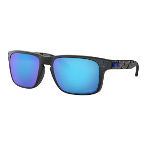 Men's Oakley Oakley Holbrook Prizmatic Collection Prizm Polarized Sunglasses Prizm Polarized Sunglasses Matte Black Prizmatic/Prizm Sapphire Polarized