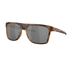 Men's Oakley Leffingwell Polarized Sunglasses Matte Brown Tortoise/Prizm Black Polarized