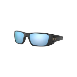 Men's Oakley Fuel Cell Sunglasses Matte black/Prizm deep water polarized