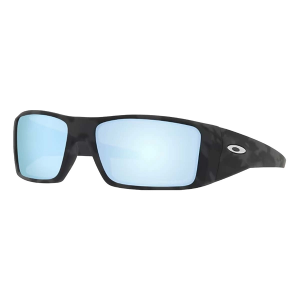 Men's Oakley Heliostat Prizm Polarized Sunglasses Matte black camo/Prizm deep water polarized
