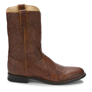 Men's Justin Brands Jackson 10" Roper Western Boots 11.5 Chestnut
