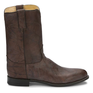 Men's Justin Brands Jackson 10" Roper Western Boots 6.5 Dark Brown