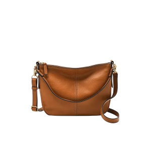 Fossil Jolie Leather Crossbody Saddle