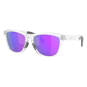Men's Oakley Frogskins Range Prizm Sunglasses Matte clear/Prizm violet