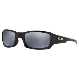 Men's Oakley Oakley Fives SquaRed Sunglasses Polarized Sunglasses Polished Black/Black Iridium Polarized