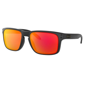 Men's Oakley Holbrook Prizm Sunglasses Matte Black/Prizm Ruby