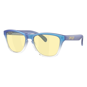 Men's Oakley Oakley Frogskins XS Prizm Gaming Sunglasses Prizm Sunglasses Matte Cyan Blue/Clear Shift Fade/Prizm Gaming 2.0