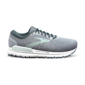 Women's Brooks Addiction GTS 15 Walking Shoes sneakers-athletic-shoes 12 Narrow Grey Heather/Navy