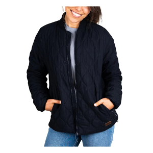 Women's Marsh Wear Barnwell Bomber Jacket Medium Black