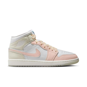 Men's Jordan Air 1 Mid SE Sneakers sneakers-athletic-shoes 9 Regular White/Guava Ice/Sea Glass/Glacier Blue