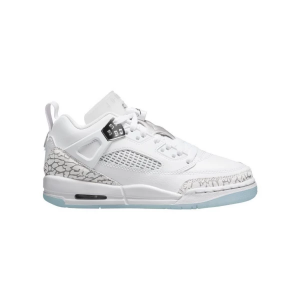 Kids' Jordan Spizike Low Sneakers sneakers-athletic-shoes Big 5.5 Regular White/Neutral Grey/Metallic Silver