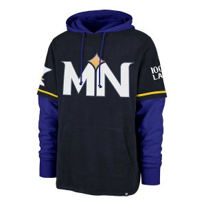 Minnesota Twins 47 Brand City Connect Tri Hoodie Small Navy