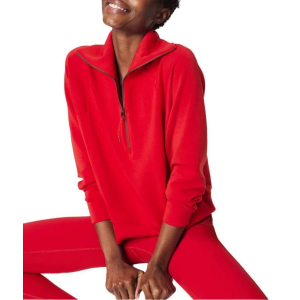 Women's Spanx AirEssentials 1/2 Zip Pullover 3X SPANX Red