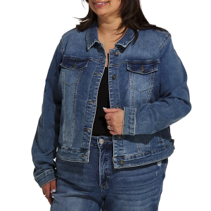 Women's Tribal Classic Denim Jacket 2XLarge Dark Vintage