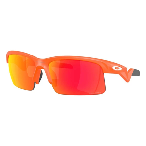 Men's Oakley Youth Capacitor Prizm Sunglasses Matte Neon Orange/Prizm Ruby
