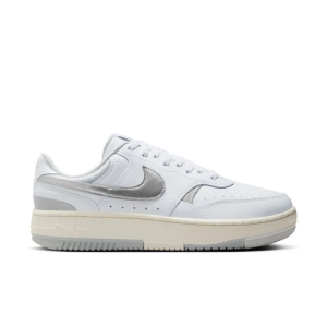Women's Nike Gamma Force Sneakers sneakers-athletic-shoes 8.5 Regular White/Metallic Silver-Lt Smoke Grey