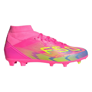Women's adidas F50 League Mid Firm/Multi-Ground Molded Soccer Cleats 9.5 Pink