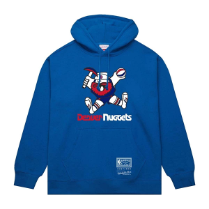 Denver Nuggets Mitchell and Ness Miner Hoodie Large Royal