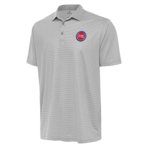 Detroit Pistons Rings Antigua Polo 3XLarge Skyscraper