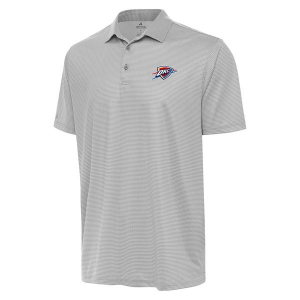 Oklahoma City Thunder Rings Antigua Polo 3XLarge Skyscraper