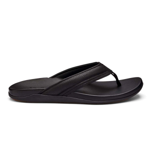 Men's OluKai Maha Sandals 7 Black / Black