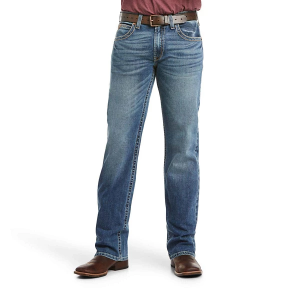 Men's Ariat Big & Tall M5 Stillwell Stackable Slim Fit Bootcut Jeans Fargo 42 32