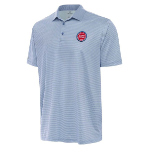 Detroit Pistons Rings Antigua Polo Medium Quiet Harbor