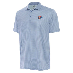 Oklahoma City Thunder Rings Antigua Polo 2XLarge Quiet Harbor