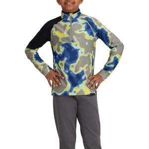 Kids' Obermeyer Banff Long Sleeve 1/4 Zip XSmall Thermal Shock