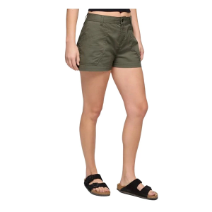 Women's prAna Palisades Ripstop Chino Shorts 4 Rye Green
