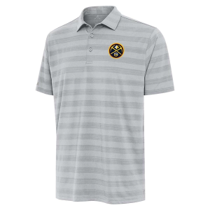 Denver Nuggets Tunnel Antigua Polo Small Grey Multi