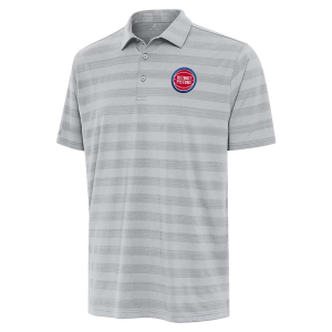 Detroit Pistons Tunnel Antigua Polo Small Grey Multi