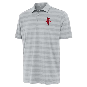 Houston Rockets Tunnel Antigua Polo Small Grey Multi
