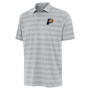 Indiana Pacers Tunnel Antigua Polo Small Grey Multi