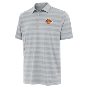 Los Angeles Lakers Tunnel Antigua Polo Small Grey Multi