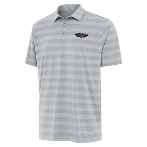 New Orleans Pelicans Tunnel Antigua Polo Small Grey Multi