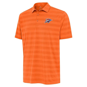Oklahoma City Thunder Tunnel Antigua Polo XLarge Mango Multi