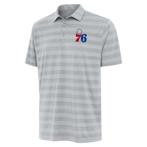 Philadelphia 76ers Tunnel Antigua Polo Small Grey Multi