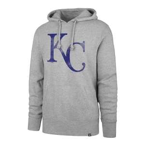 Kansas City Royals 47 Brand Imprint Hoodie Large Grey Heather