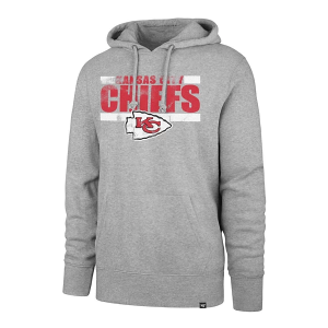 Kansas City Chiefs 47 Brand Headline Hoodie 2XLarge Grey Heather