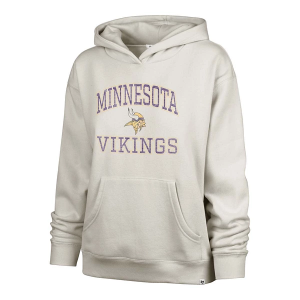 Minnesota Vikings 47 Brand Clarity Hoodie Large Dune