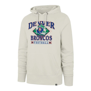 Denver Broncos 47 Brand Headline Hoodie Medium Dune