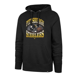 Pittsburgh Steelers 47 Brand Regional Headline Hoodie 2XLarge Black