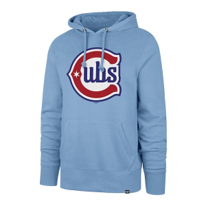 Chicago Cubs 47 Brand Imprint Alternate Hoodie Large Light Blue