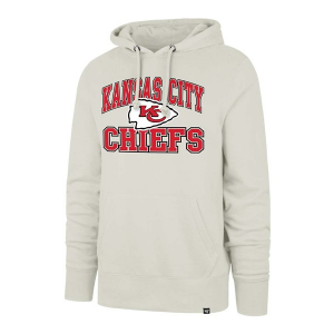 Kansas City Chiefs 47 Brand Velocity Hoodie Large Dune