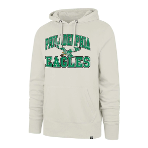 Philadelphia Eagles 47 Brand Historic Hoodie Large Dune