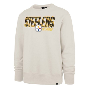 Pittsburgh Steelers 47 Brand Headline Crewneck XLarge Dune