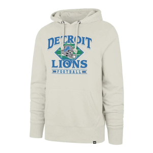 Detroit Lions 47 Brand Headline Hoodie Small Dune